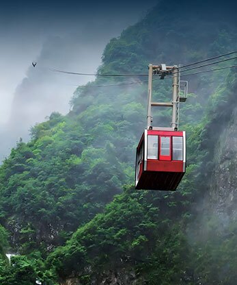 Mono-cable pulsating ropeway
