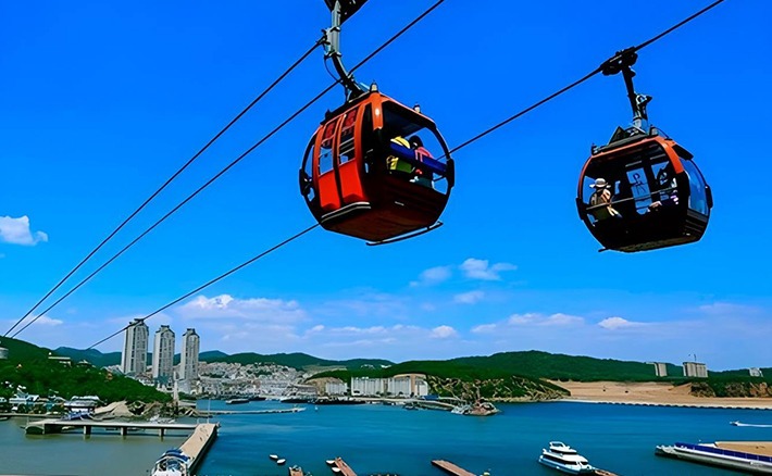 Liaoning Dalian Tiger Beach Detachable Cableway