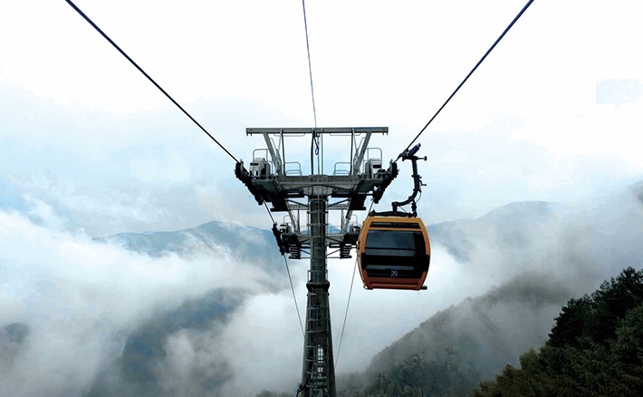 Meihuashan Detachable Cableway in Longyan, Fujian